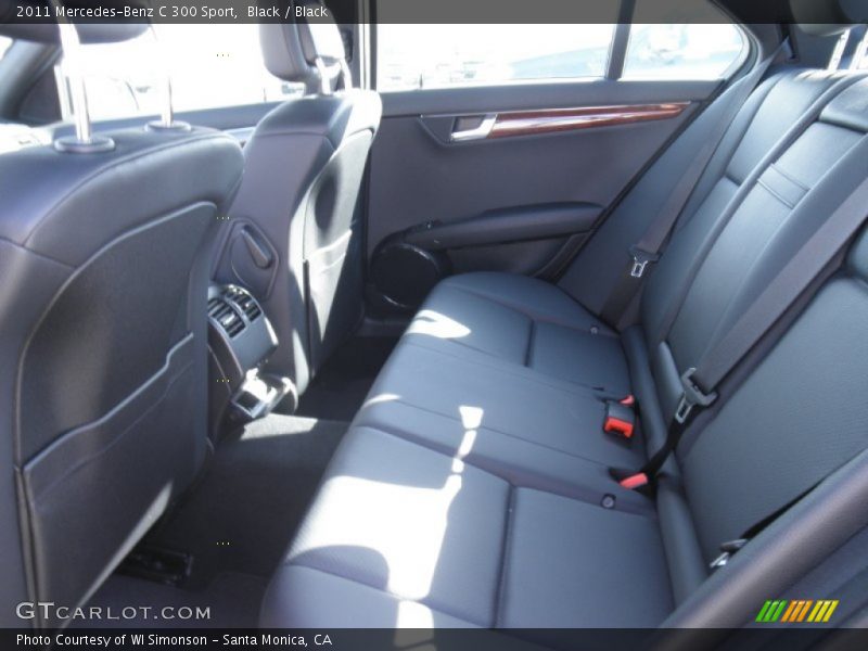 Black / Black 2011 Mercedes-Benz C 300 Sport
