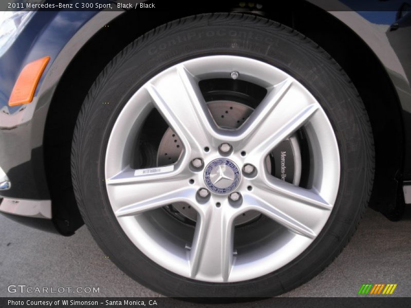 Black / Black 2011 Mercedes-Benz C 300 Sport