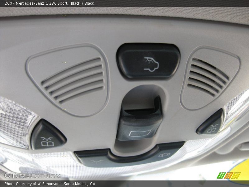 Black / Black 2007 Mercedes-Benz C 230 Sport