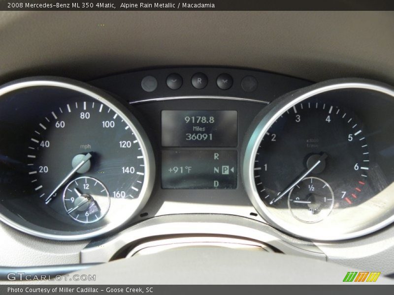 Alpine Rain Metallic / Macadamia 2008 Mercedes-Benz ML 350 4Matic