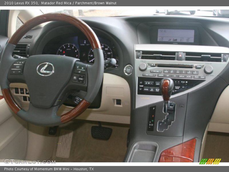 Dashboard of 2010 RX 350