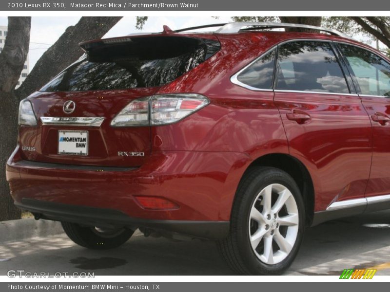Matador Red Mica / Parchment/Brown Walnut 2010 Lexus RX 350