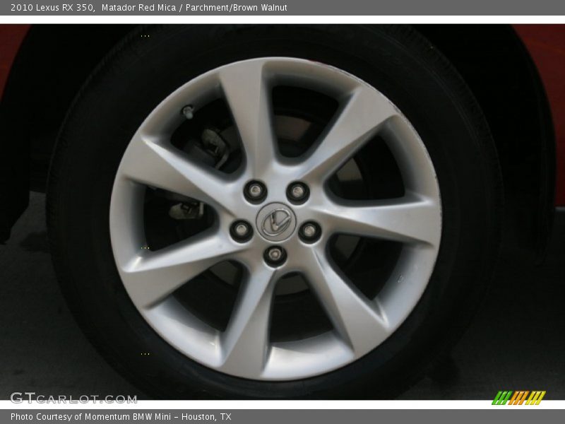 Matador Red Mica / Parchment/Brown Walnut 2010 Lexus RX 350