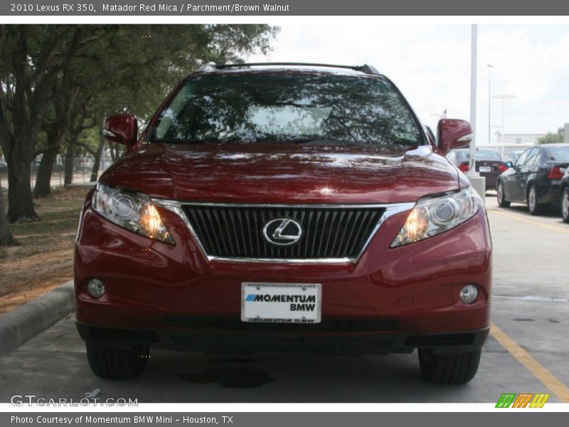 Matador Red Mica / Parchment/Brown Walnut 2010 Lexus RX 350