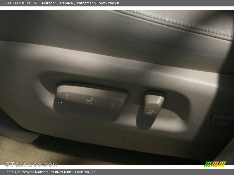 Matador Red Mica / Parchment/Brown Walnut 2010 Lexus RX 350