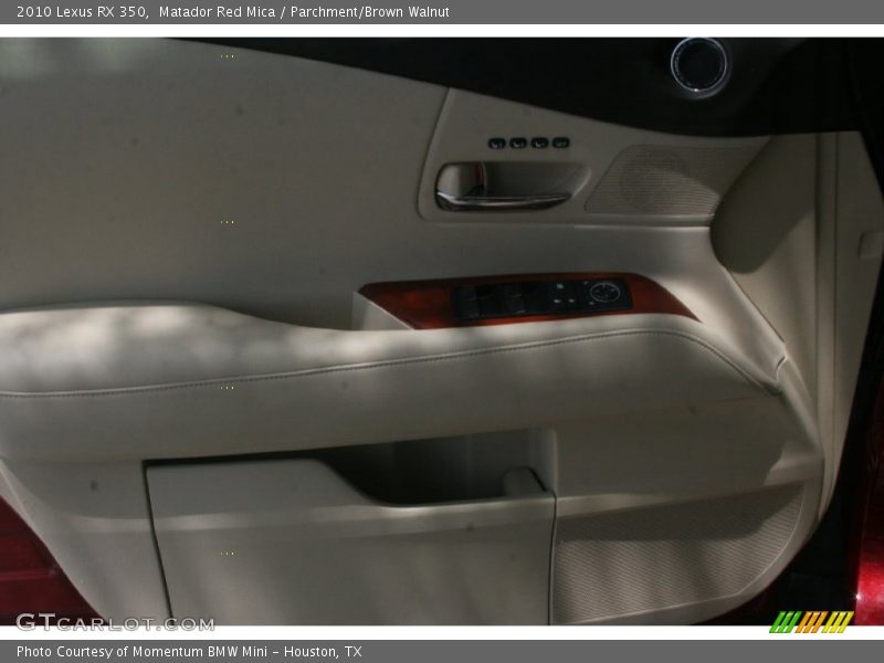 Matador Red Mica / Parchment/Brown Walnut 2010 Lexus RX 350