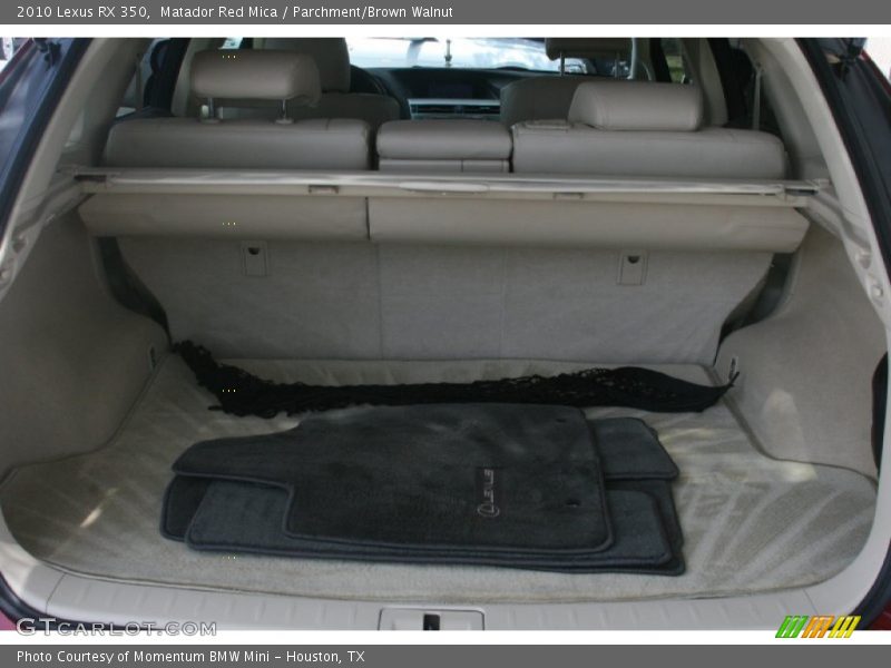 Matador Red Mica / Parchment/Brown Walnut 2010 Lexus RX 350