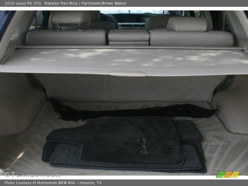Matador Red Mica / Parchment/Brown Walnut 2010 Lexus RX 350