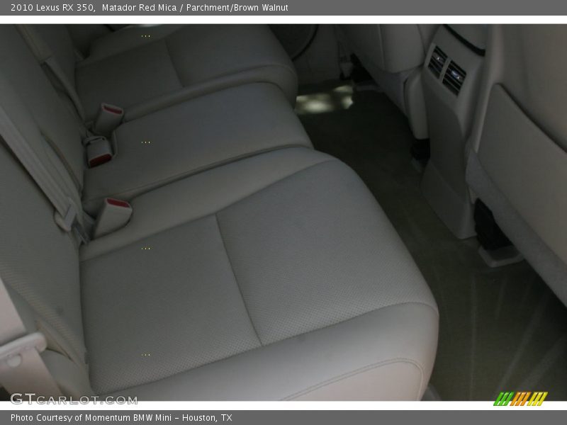 Matador Red Mica / Parchment/Brown Walnut 2010 Lexus RX 350