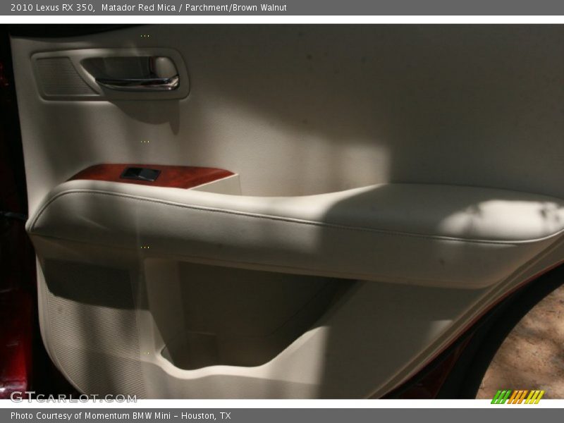 Matador Red Mica / Parchment/Brown Walnut 2010 Lexus RX 350
