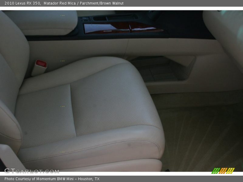Matador Red Mica / Parchment/Brown Walnut 2010 Lexus RX 350