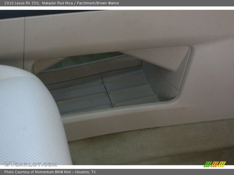 Matador Red Mica / Parchment/Brown Walnut 2010 Lexus RX 350