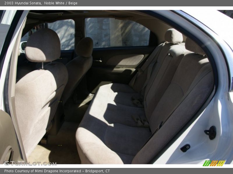 Noble White / Beige 2003 Hyundai Sonata