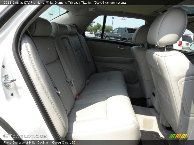 White Diamond Tricoat / Titanium/Dark Titanium Accents 2011 Cadillac DTS Premium