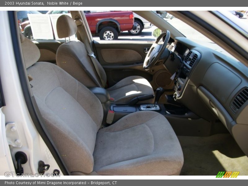 Noble White / Beige 2003 Hyundai Sonata