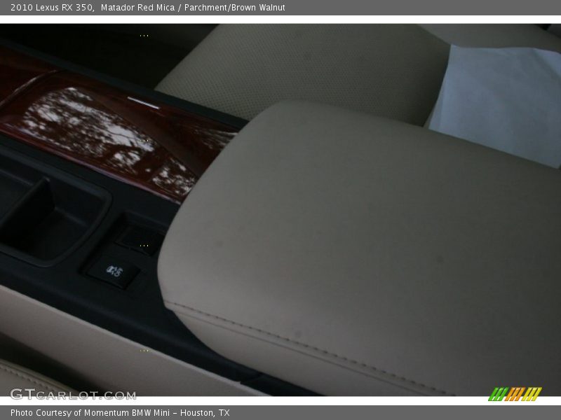 Matador Red Mica / Parchment/Brown Walnut 2010 Lexus RX 350