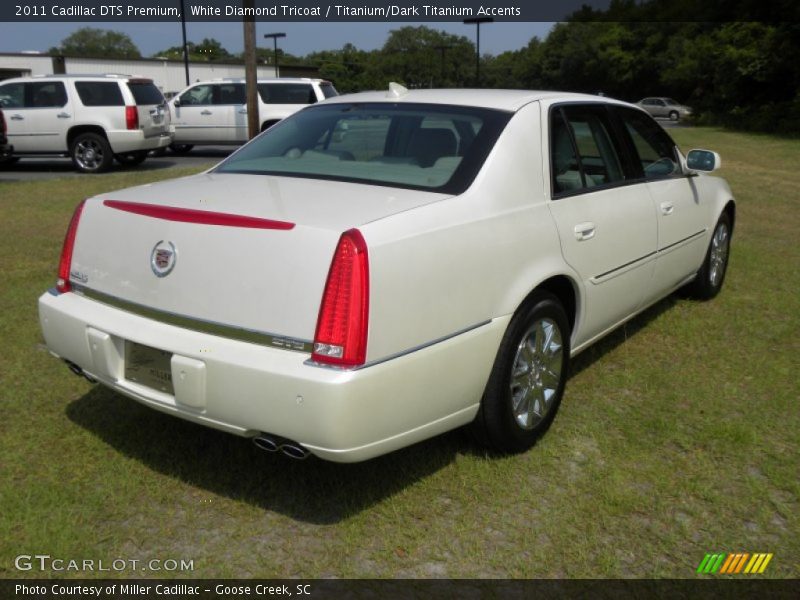 White Diamond Tricoat / Titanium/Dark Titanium Accents 2011 Cadillac DTS Premium