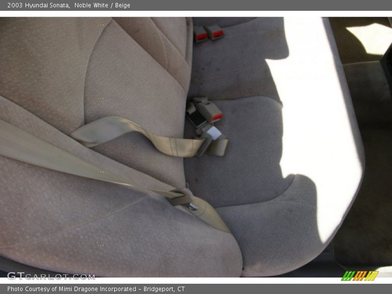 Noble White / Beige 2003 Hyundai Sonata