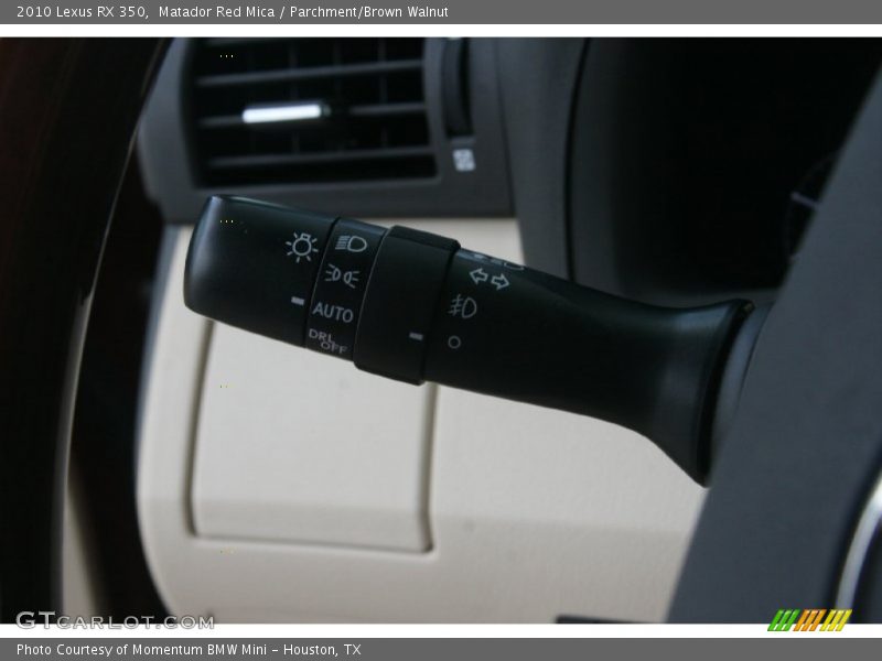 Matador Red Mica / Parchment/Brown Walnut 2010 Lexus RX 350