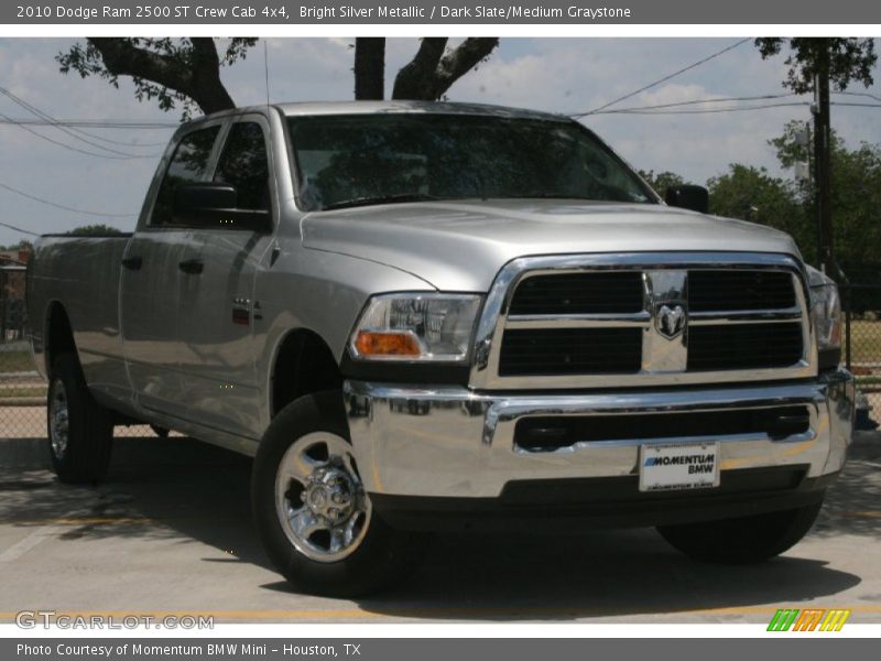 Bright Silver Metallic / Dark Slate/Medium Graystone 2010 Dodge Ram 2500 ST Crew Cab 4x4