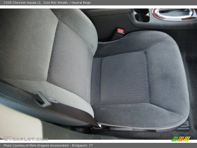 Gold Mist Metallic / Neutral Beige 2008 Chevrolet Impala LS