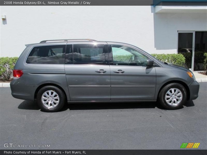 Nimbus Gray Metallic / Gray 2008 Honda Odyssey EX-L