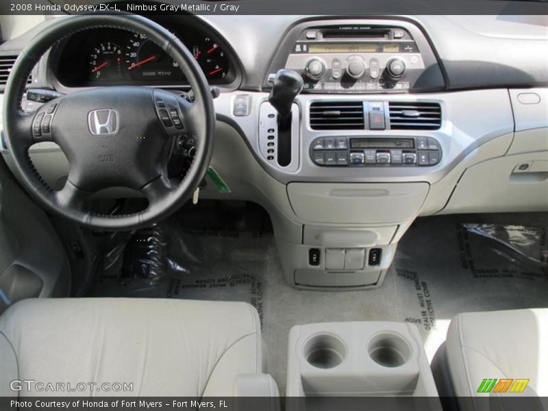 Nimbus Gray Metallic / Gray 2008 Honda Odyssey EX-L