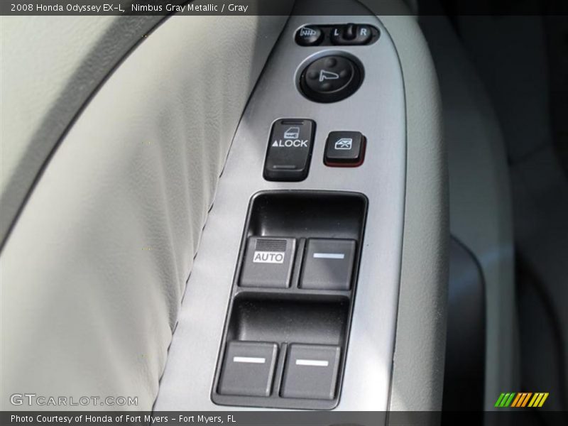 Nimbus Gray Metallic / Gray 2008 Honda Odyssey EX-L