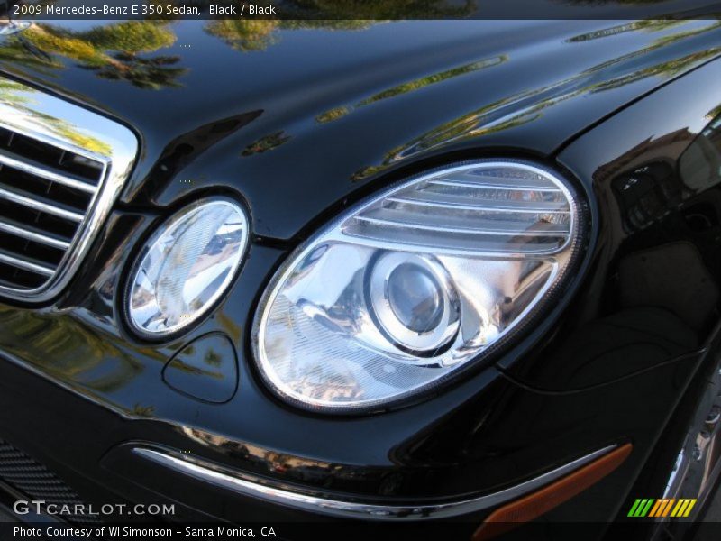 Black / Black 2009 Mercedes-Benz E 350 Sedan