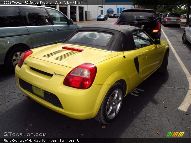 Solar Yellow / Black 2001 Toyota MR2 Spyder Roadster