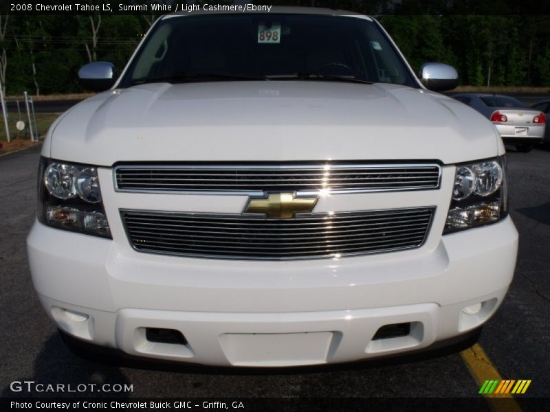 Summit White / Light Cashmere/Ebony 2008 Chevrolet Tahoe LS