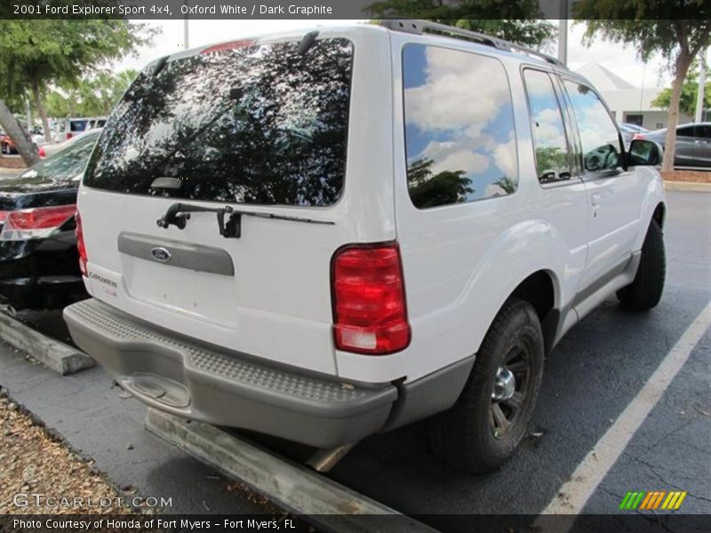 Oxford White / Dark Graphite 2001 Ford Explorer Sport 4x4
