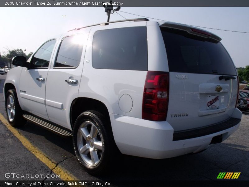 Summit White / Light Cashmere/Ebony 2008 Chevrolet Tahoe LS