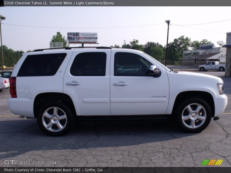 Summit White / Light Cashmere/Ebony 2008 Chevrolet Tahoe LS