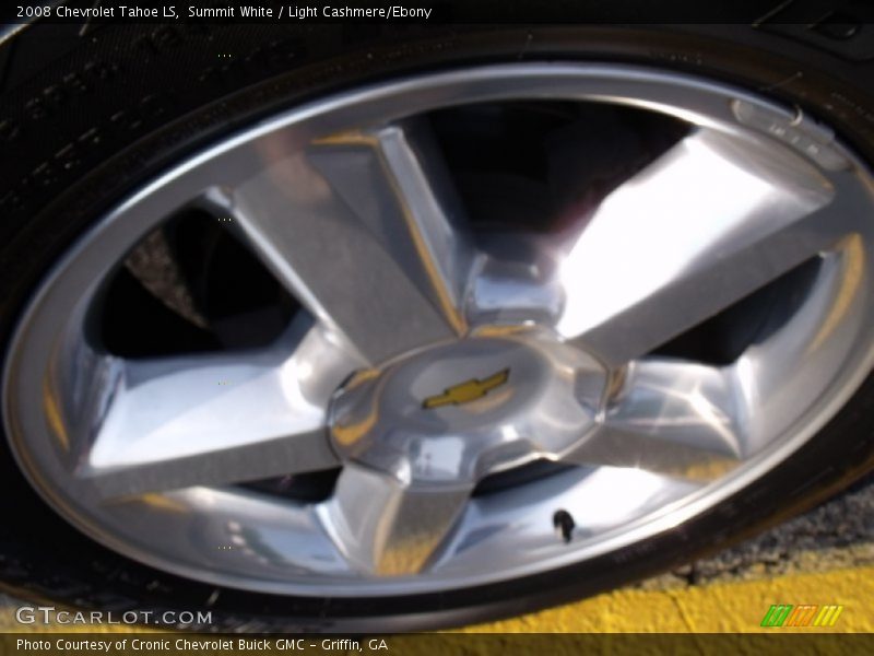 Summit White / Light Cashmere/Ebony 2008 Chevrolet Tahoe LS