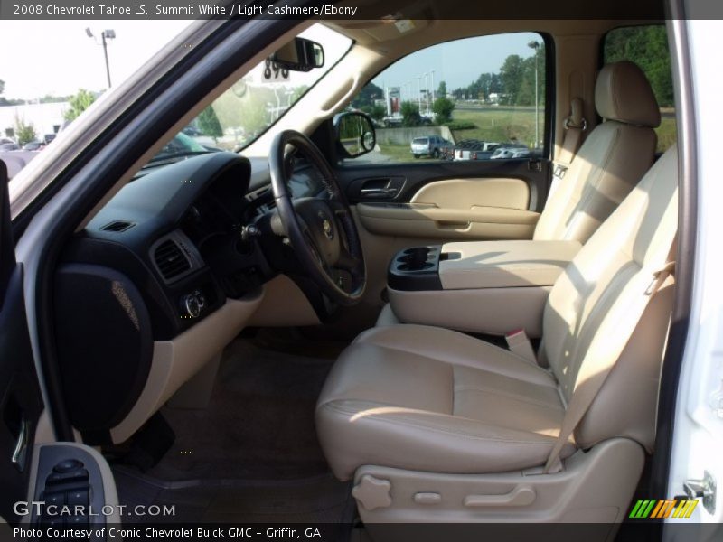 Summit White / Light Cashmere/Ebony 2008 Chevrolet Tahoe LS
