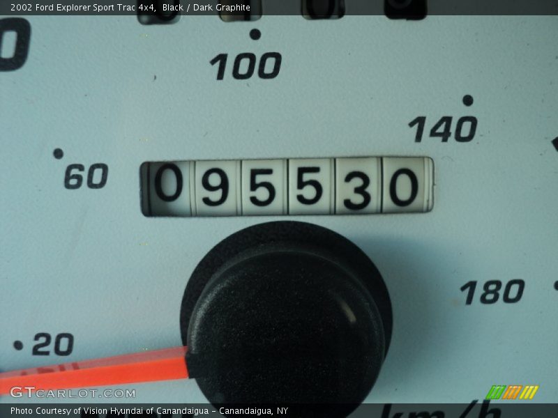 Black / Dark Graphite 2002 Ford Explorer Sport Trac 4x4