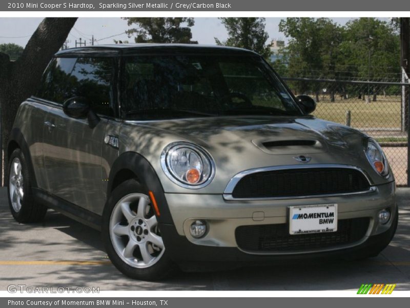 Sparkling Silver Metallic / Grey/Carbon Black 2010 Mini Cooper S Hardtop