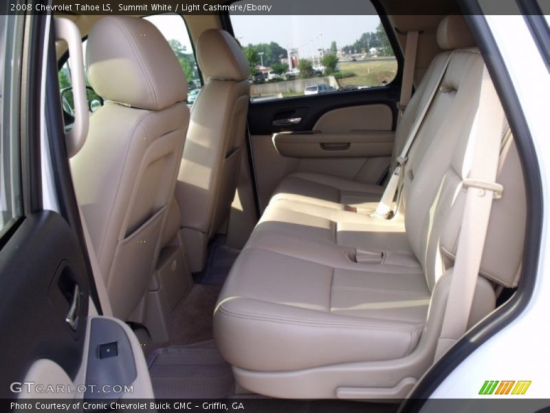 Summit White / Light Cashmere/Ebony 2008 Chevrolet Tahoe LS