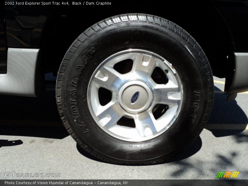 Black / Dark Graphite 2002 Ford Explorer Sport Trac 4x4