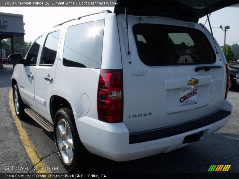 Summit White / Light Cashmere/Ebony 2008 Chevrolet Tahoe LS