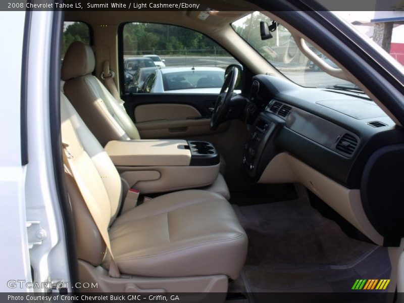 Summit White / Light Cashmere/Ebony 2008 Chevrolet Tahoe LS