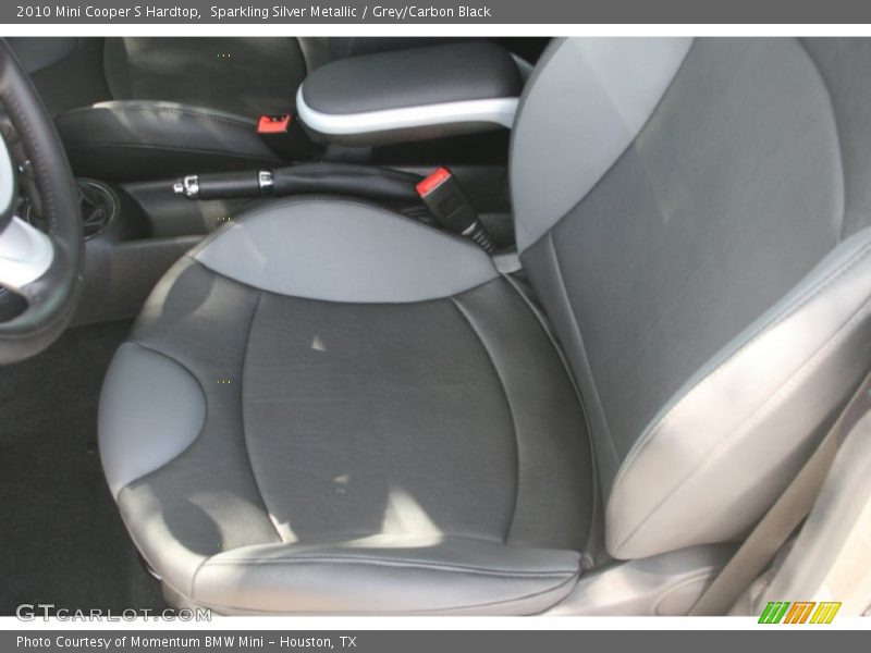 Sparkling Silver Metallic / Grey/Carbon Black 2010 Mini Cooper S Hardtop