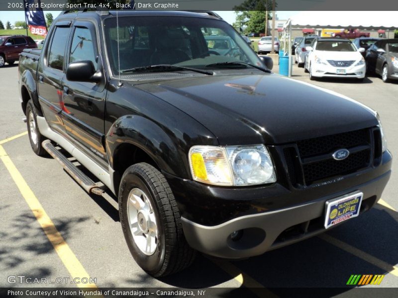 Black / Dark Graphite 2002 Ford Explorer Sport Trac 4x4