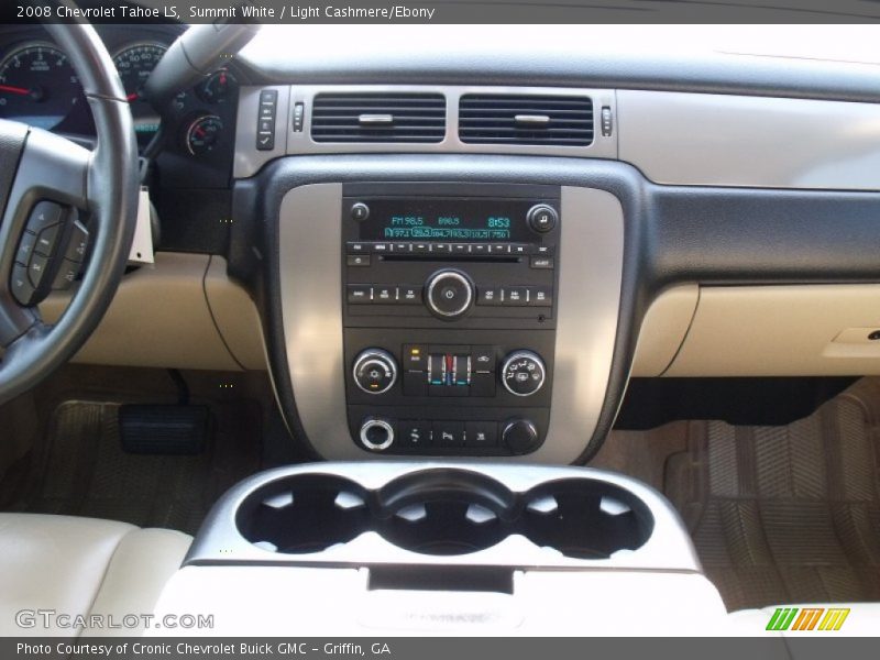 Summit White / Light Cashmere/Ebony 2008 Chevrolet Tahoe LS