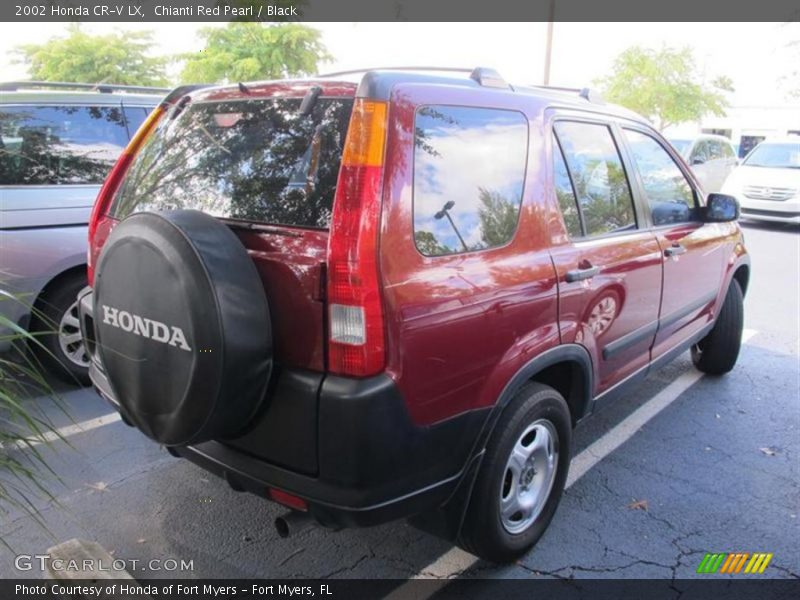 Chianti Red Pearl / Black 2002 Honda CR-V LX