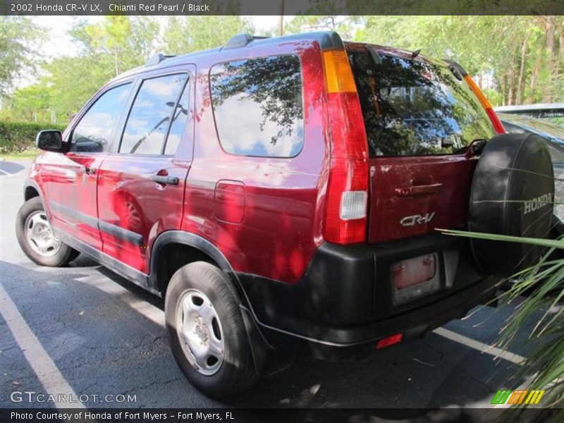 Chianti Red Pearl / Black 2002 Honda CR-V LX