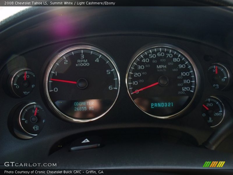 Summit White / Light Cashmere/Ebony 2008 Chevrolet Tahoe LS