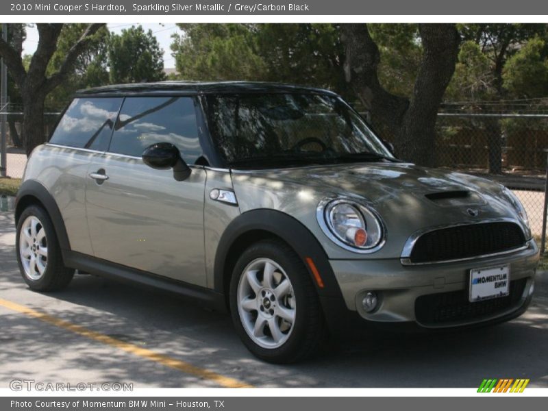 Sparkling Silver Metallic / Grey/Carbon Black 2010 Mini Cooper S Hardtop