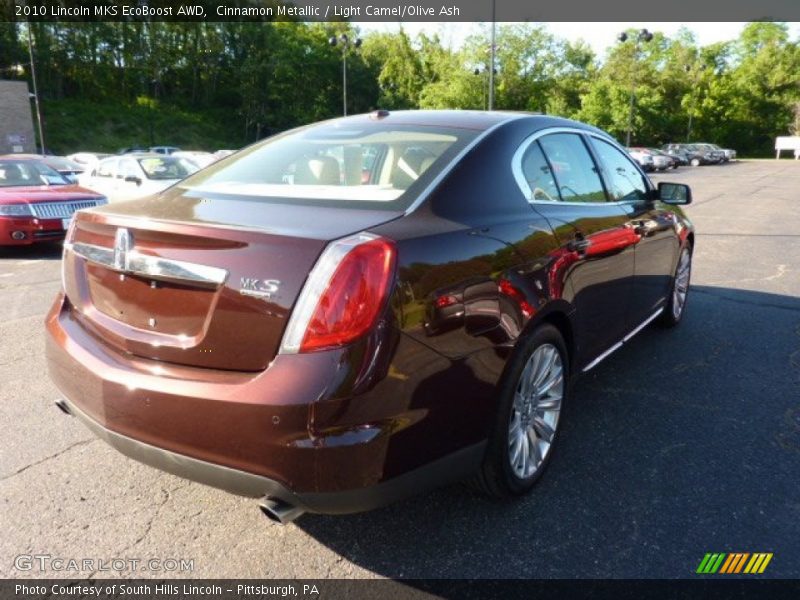 Cinnamon Metallic / Light Camel/Olive Ash 2010 Lincoln MKS EcoBoost AWD